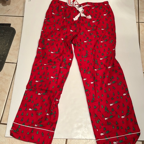 NWT VINEYARD VINES PJs, pajamas, flannel pants whales trees, Christmas M run big - Picture 2 of 10